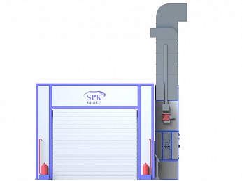 Сушильная камера проходного типа SPK-8.6.4